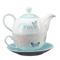 Tea service It is by grace you have geen saved - Ephesians 2:8