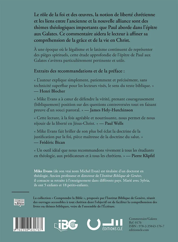 Galates – Commentaire biblique