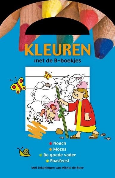 Kleuren met de Bijbel-boekjes - blauw