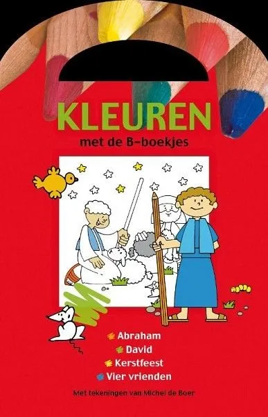 Kleuren met de Bijbel-boekjes - rood