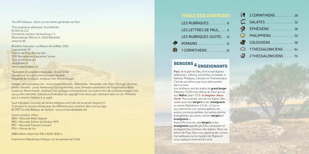 Ton GPS Biblique - Zoom sur les lettres générales de Paul