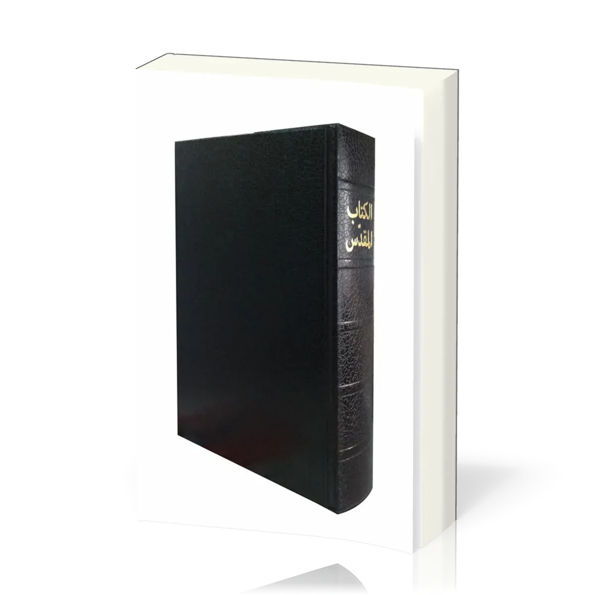 Bible arabe rigide noire