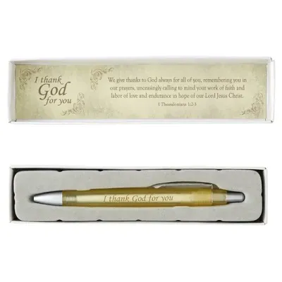 Stylo I thank God for you - gold