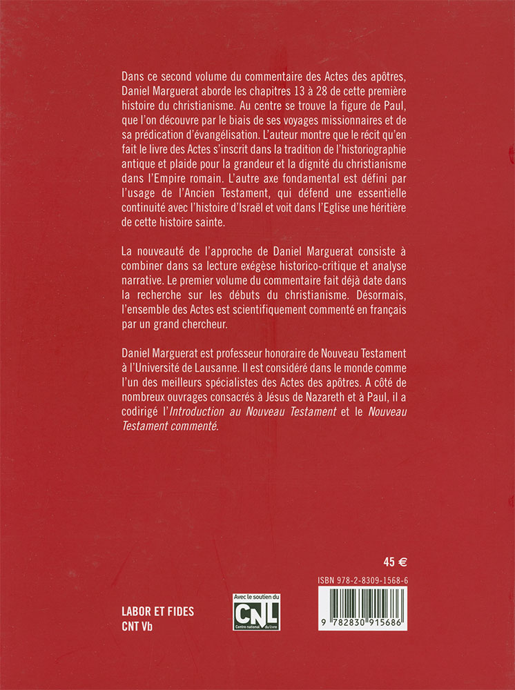 Les Actes des apôtres (13-28) - Commentaire du Nouveau Testament