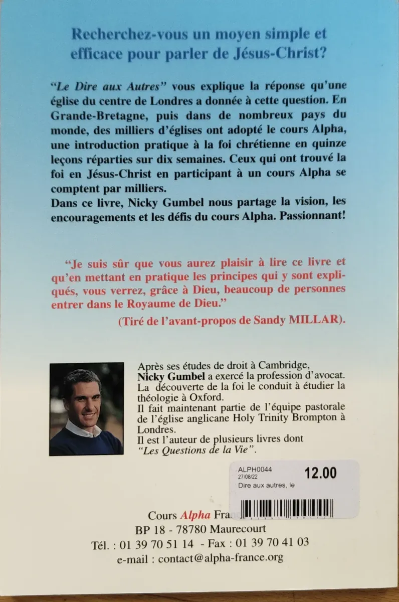 Dire aux autres, le