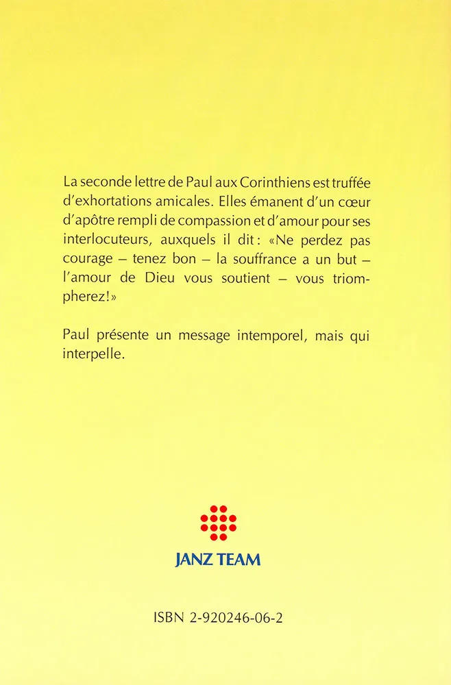 Confronté à l'amour - Explication de la deuxième épître aux Corinthiens