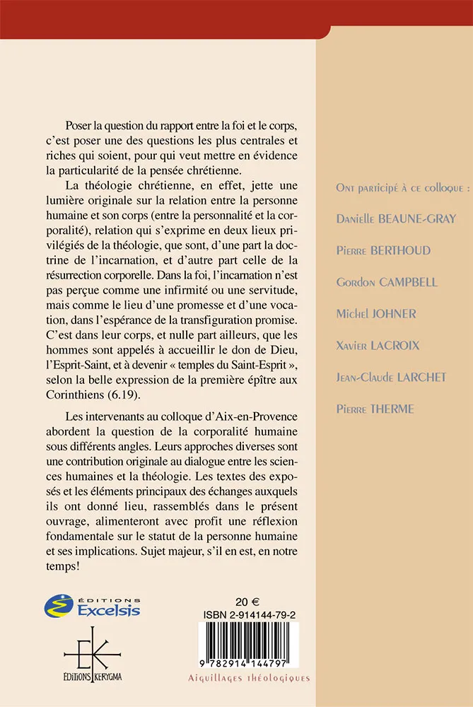 Corps et le christianisme, Le
