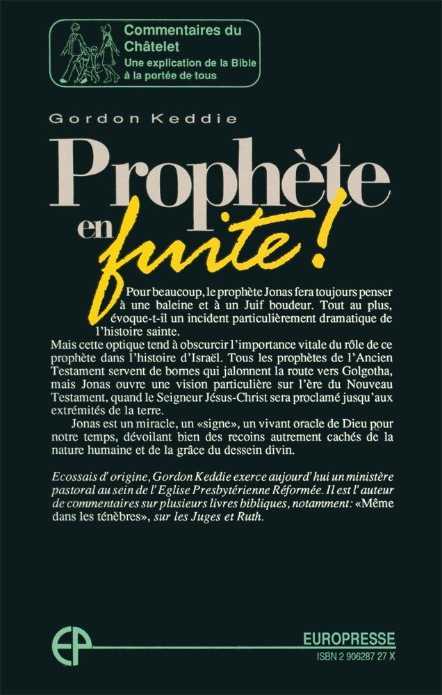 Prophète en fuite ! - Le signe de Jonas