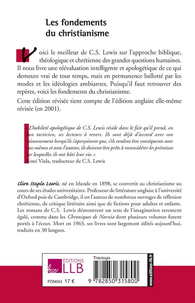 Fondements du christianisme, Les
