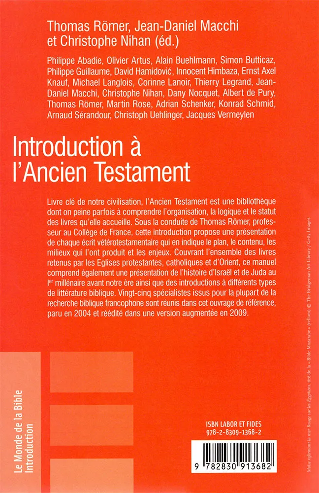 Introdution à l'Ancien Testament