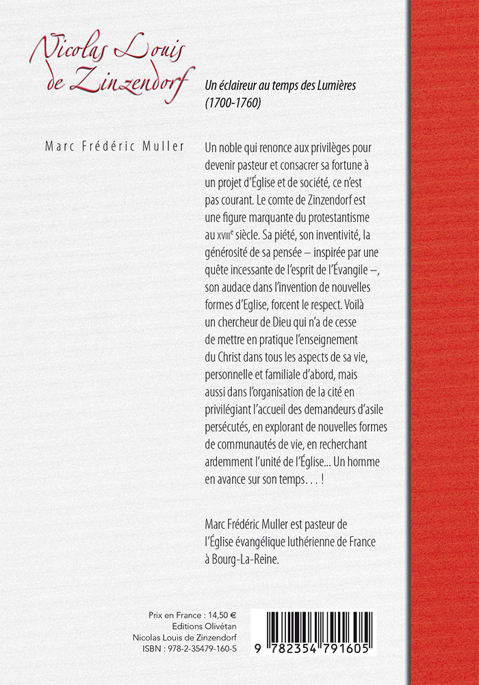 Nicolas-Louis de Zinzendorf - Un éclaireur au temps des Lumières (1700-1760)