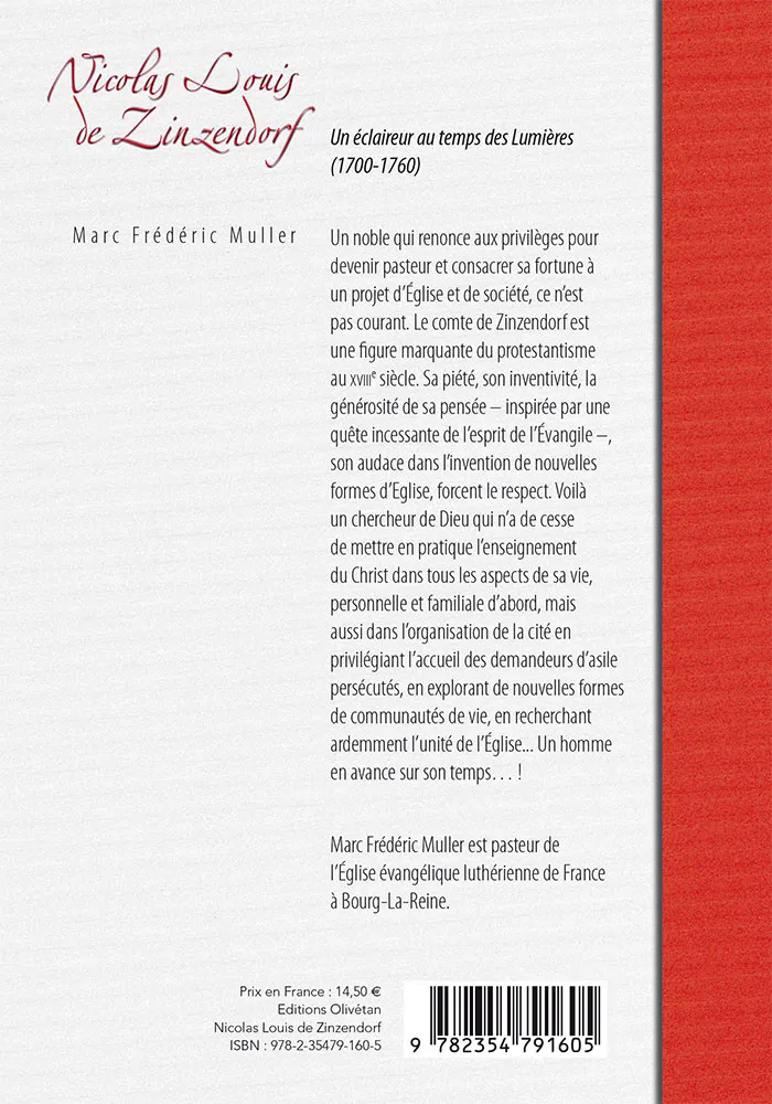 Nicolas-Louis de Zinzendorf - Un éclaireur au temps des Lumières (1700-1760)