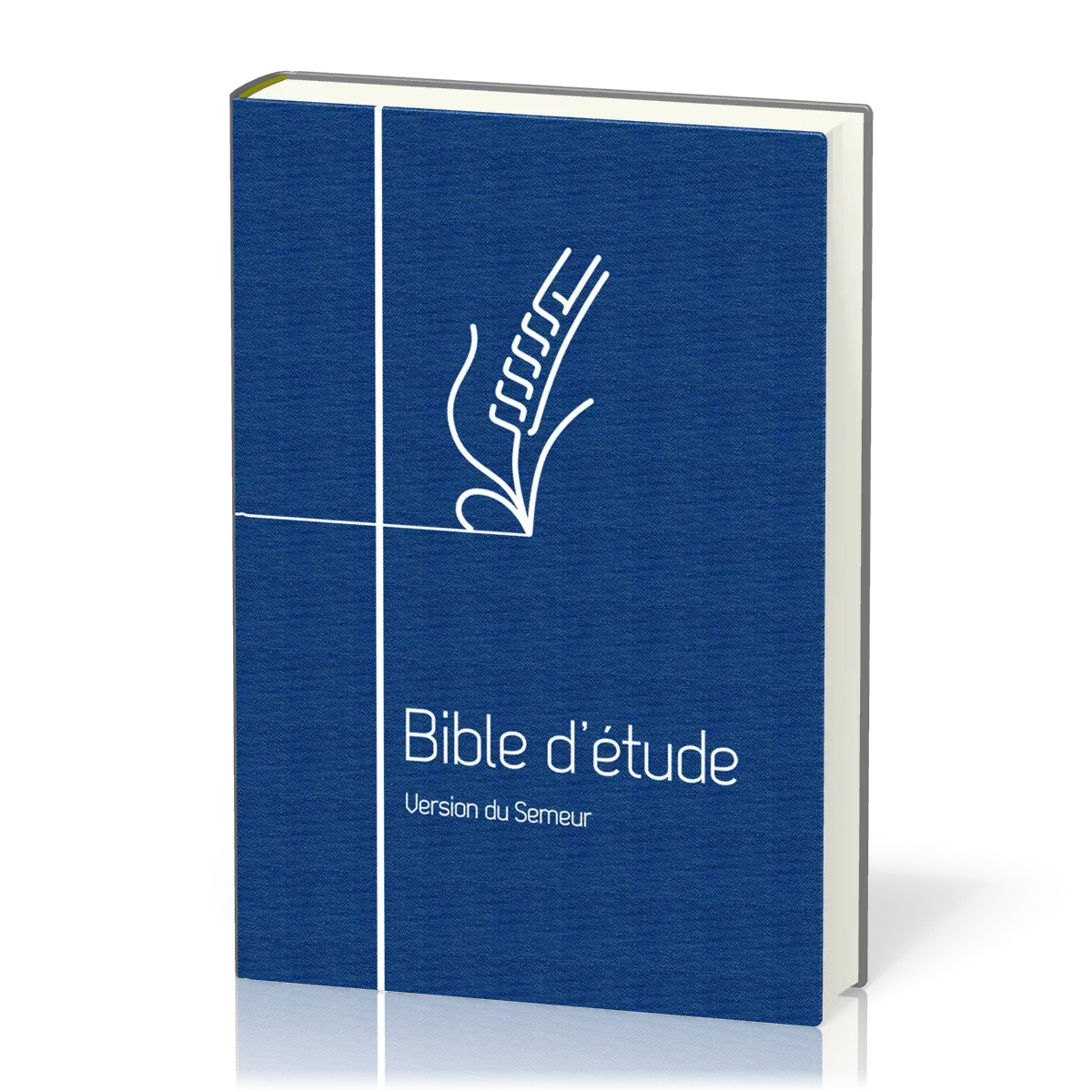 Bible Semeur Etude souple textile bleu