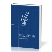 Bible Semeur Etude souple textile bleu