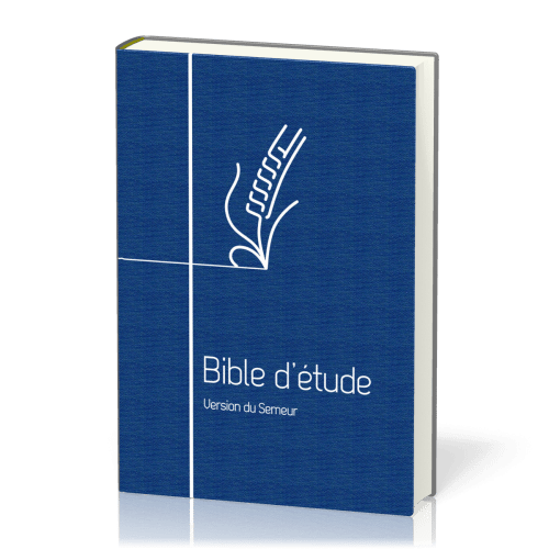Bible Semeur Etude souple textile bleu