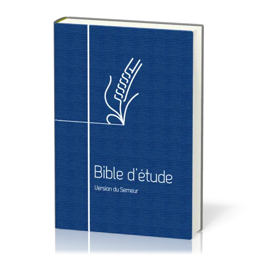 Bible Semeur Etude souple textile bleu