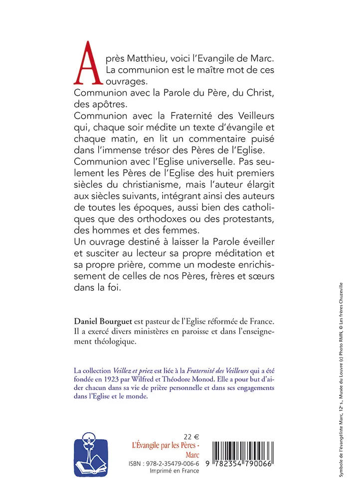 Marc - L'Evangile médité par les Pères