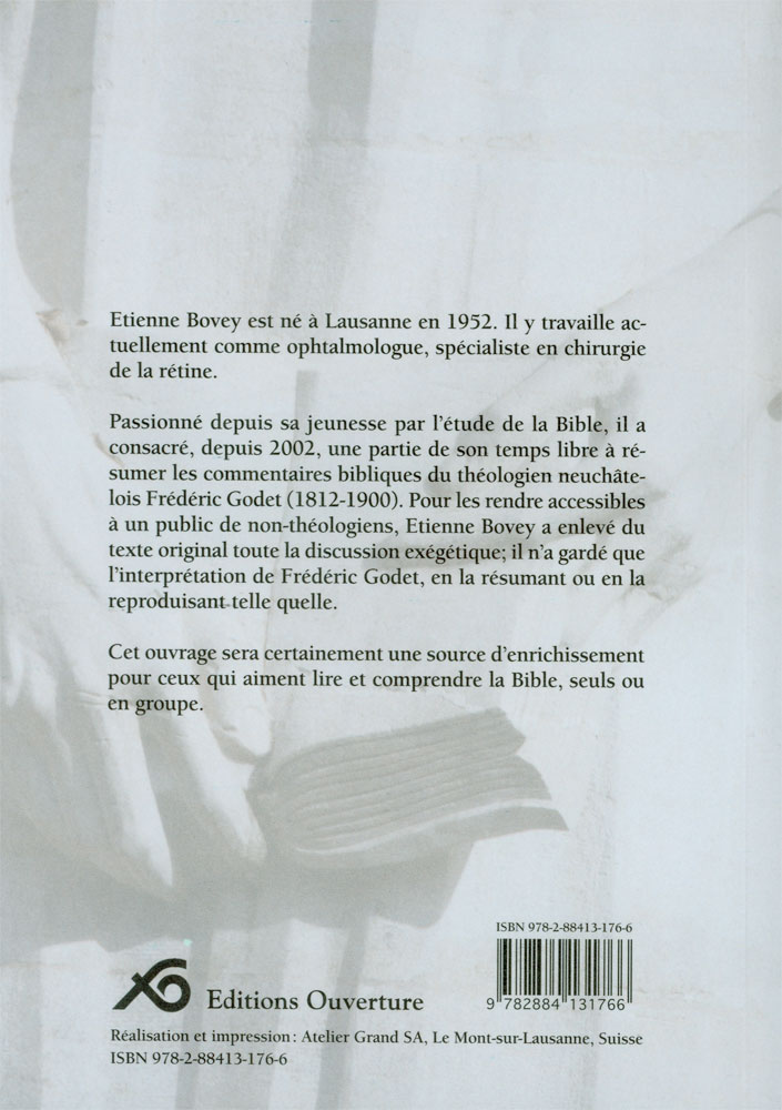 Evangile de Jean, L' - Résumé du commentaire de Frédéric Godet