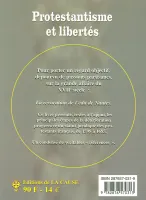 Protestantisme et libertés - de l’édit de Nantes à sa révocation 1598 - 1685