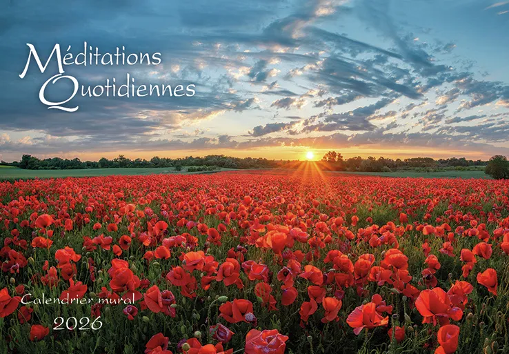 Calendrier - Méditations quotidiennes - mural