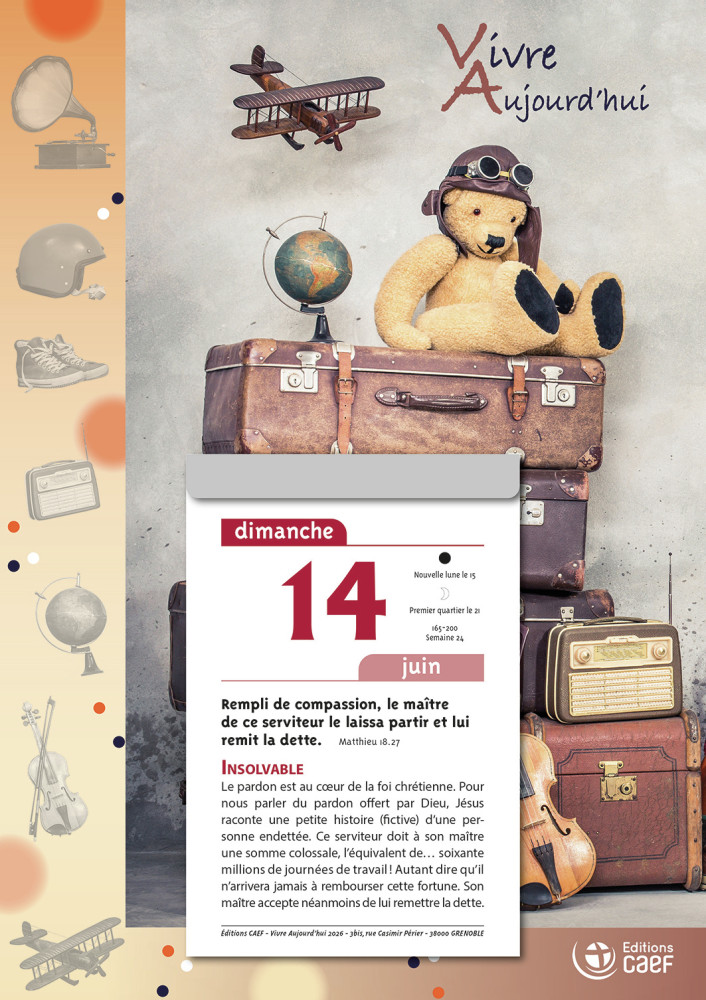 Calendrier - Vivre aujourd'hui - mural