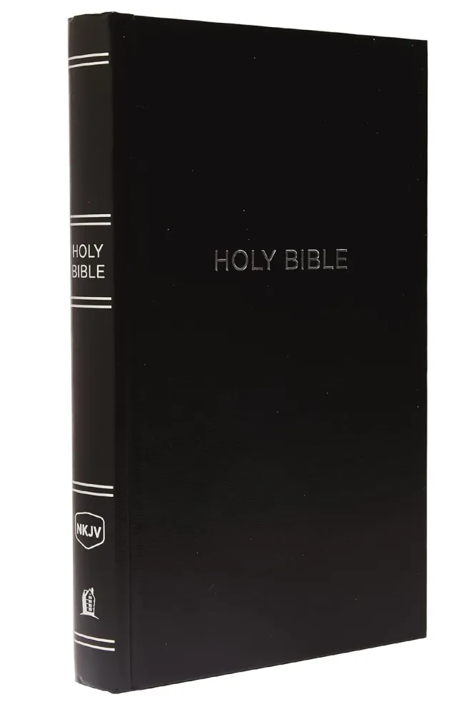 NKJV pew Bible black hardcover