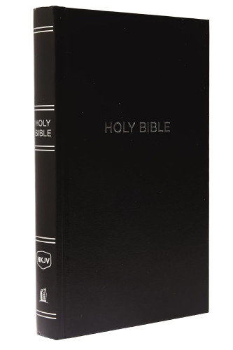 NKJV pew Bible black hardcover