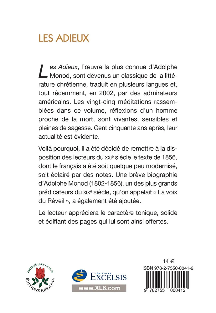 Adieux, Les