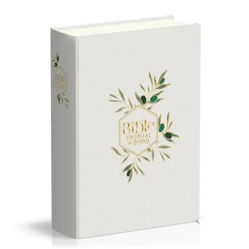 Bible SG21 Journal de bord souple textile blanc