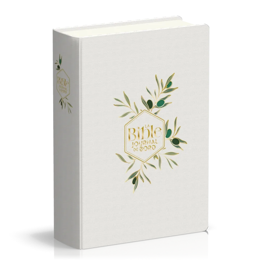 Bible SG21 Journal de bord souple textile bleige