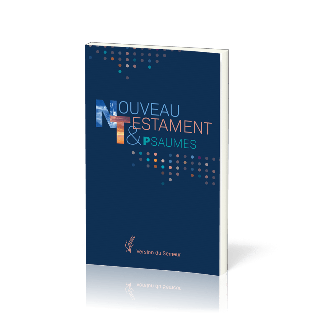 Nouveau Testament et Psaumes - souple bleu marine