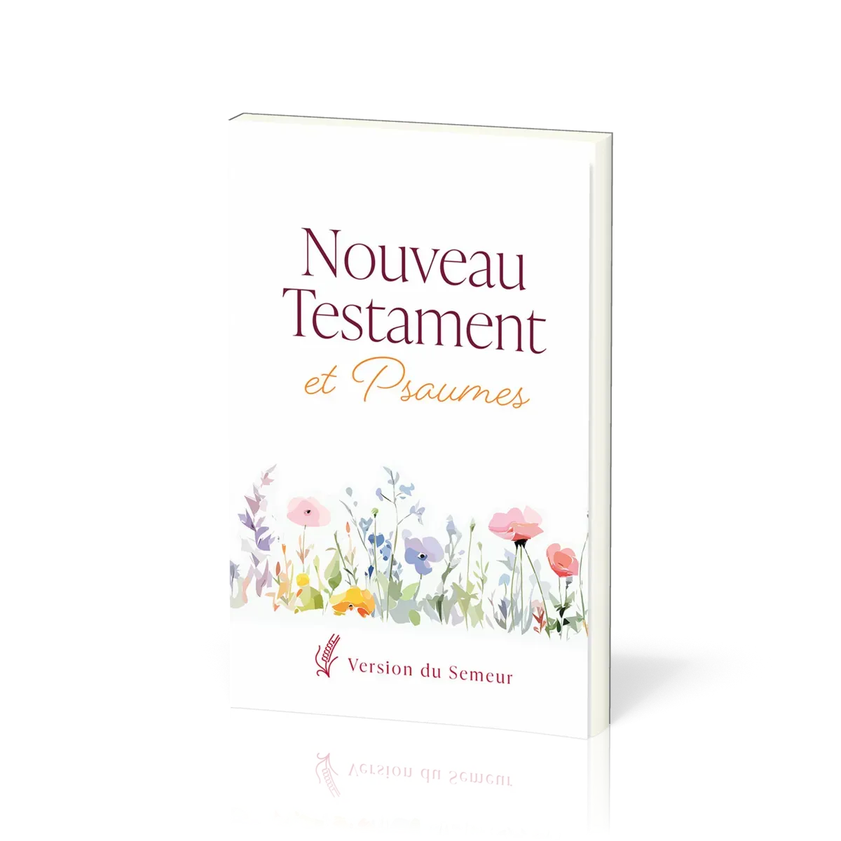 Nouveau Testament et Psaumes - souple fleurs