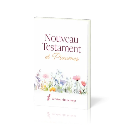 Nouveau Testament et Psaumes - souple fleurs