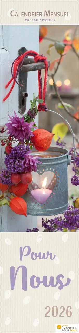 Calendrier - Pour Nous - Fleurs