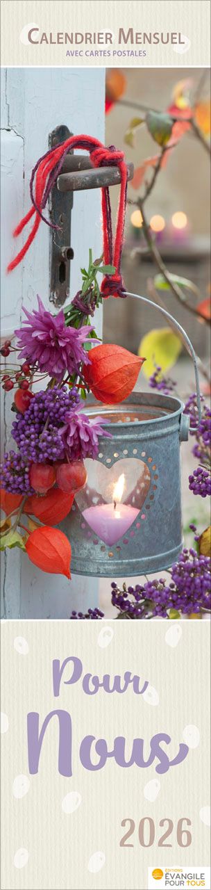 Calendrier - Pour Nous - Fleurs