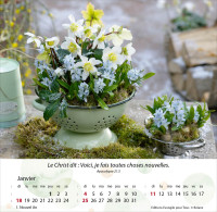 Calendrier - Jardins - Merveilles de la création