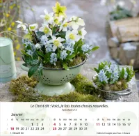 Calendrier - Jardins - Merveilles de la création