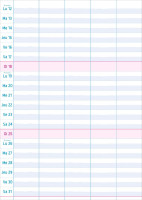 Calendrier - Multiplanning