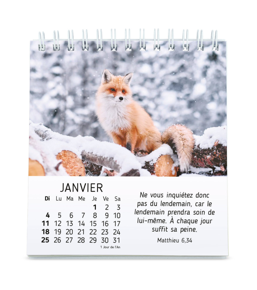 Calendrier - Nature en paix