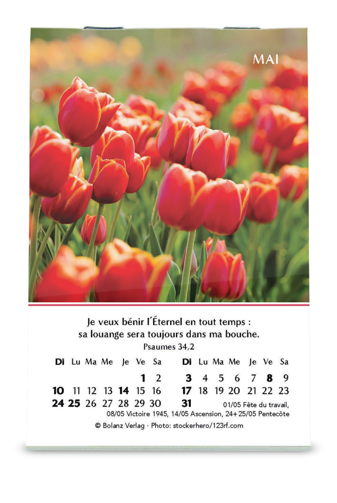 Calendrier - mini louanges