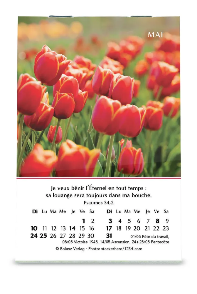 Calendrier - mini louanges