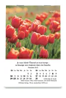 Calendrier - mini louanges