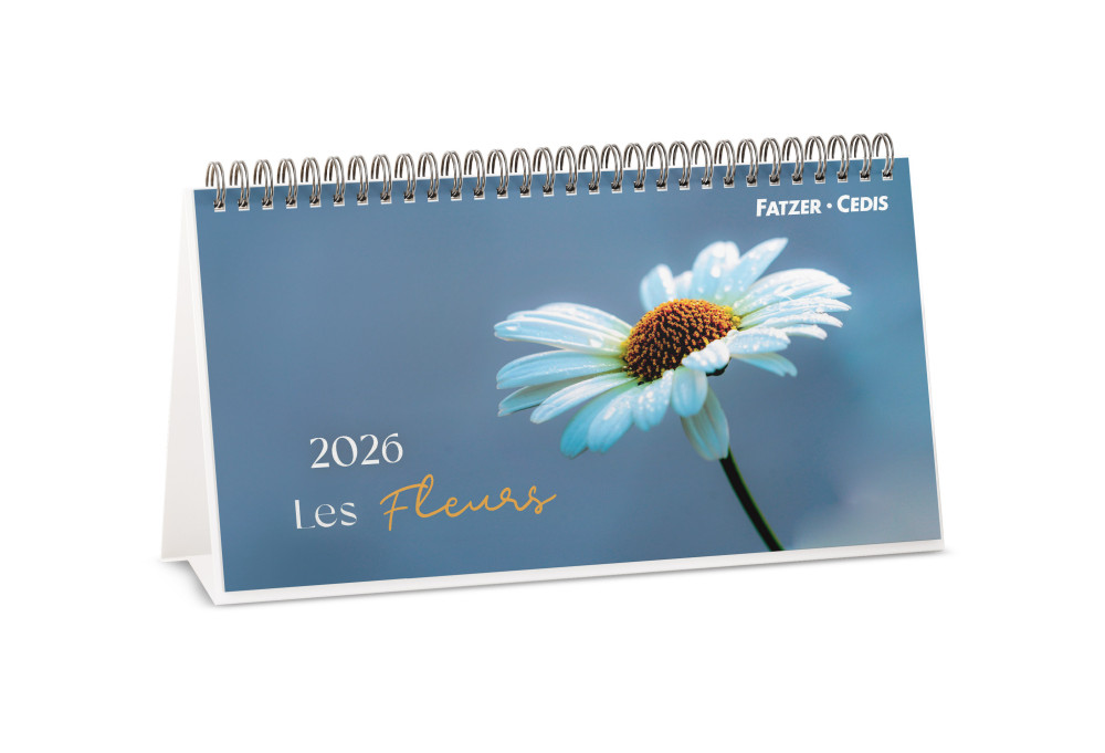 Calendrier - Fleurs avec versets bibliques