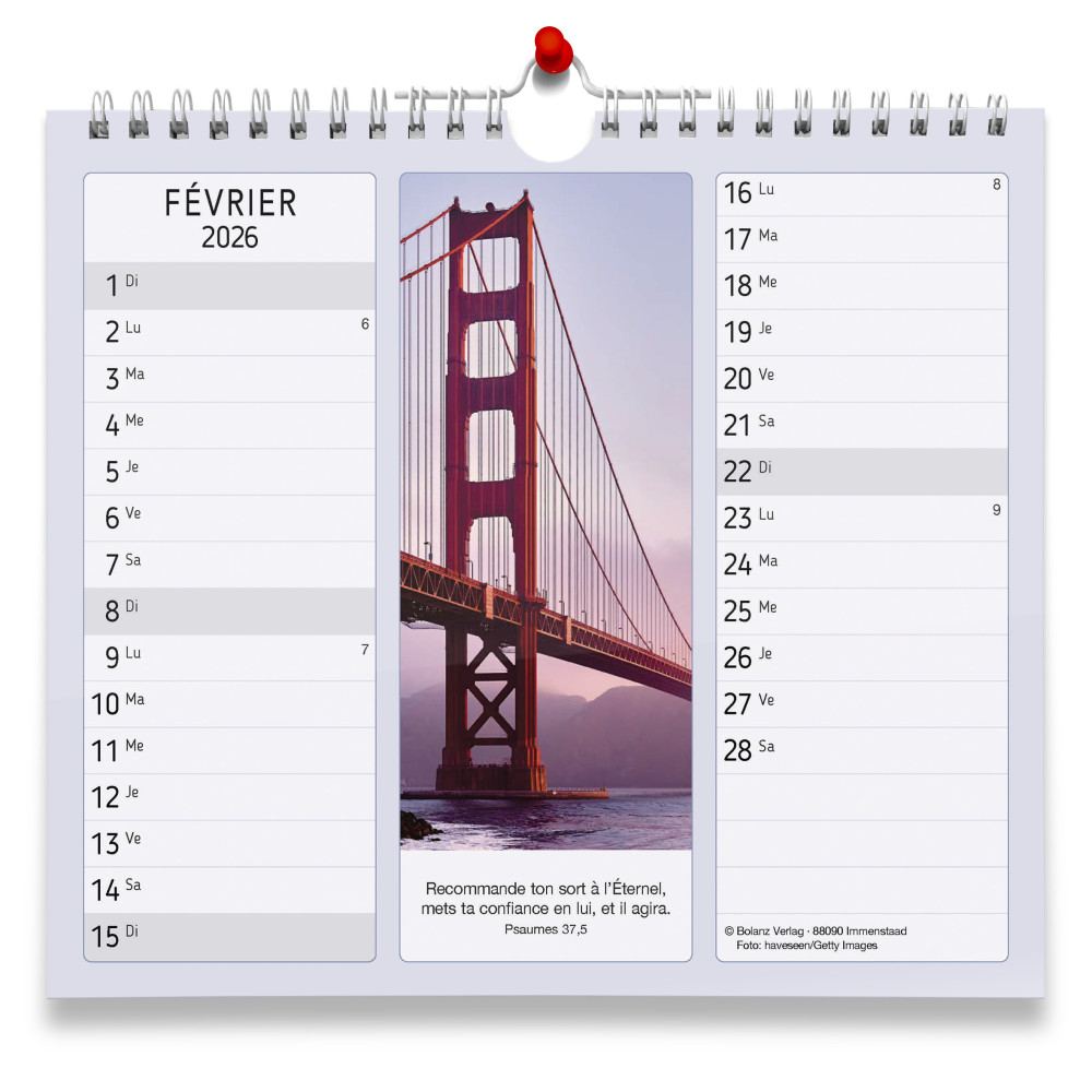 Calendrier - Partage