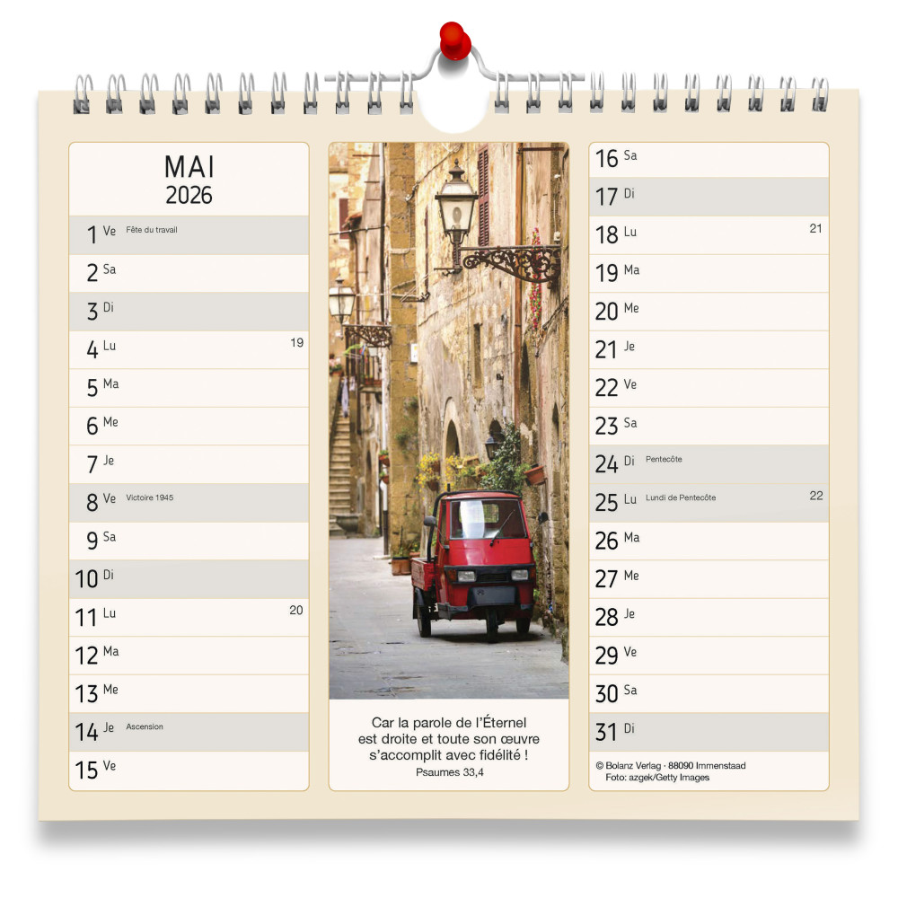 Calendrier - Partage