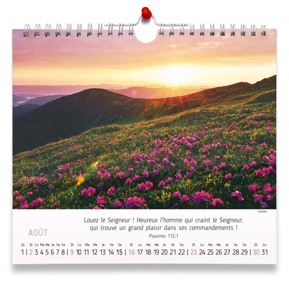 Calendrier - Crêtes et sommets