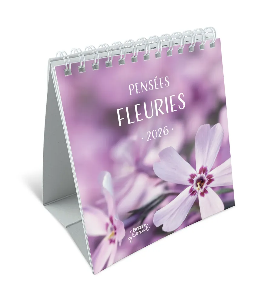 Calendrier - Pensées fleuries