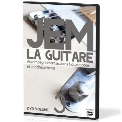 DVD JEM  la guitare vol3 - Accompagnement accords à quatre sons et enrichissements