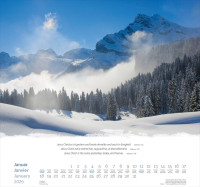 Calendrier - Montagnes - 12 posters