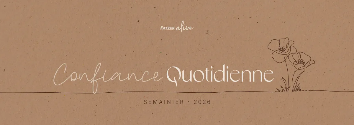 Calendrier - Confiance quotidienne (semainier)